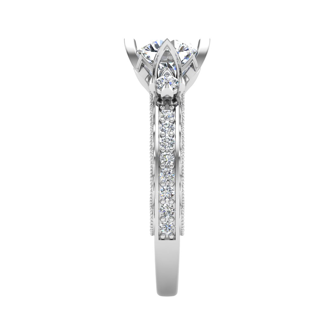 Veronica Accented Engagement Ring